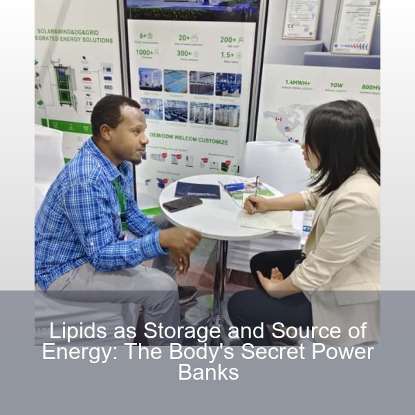Lipids as Storage and Source of Energy: The Body's Secret Power Banks